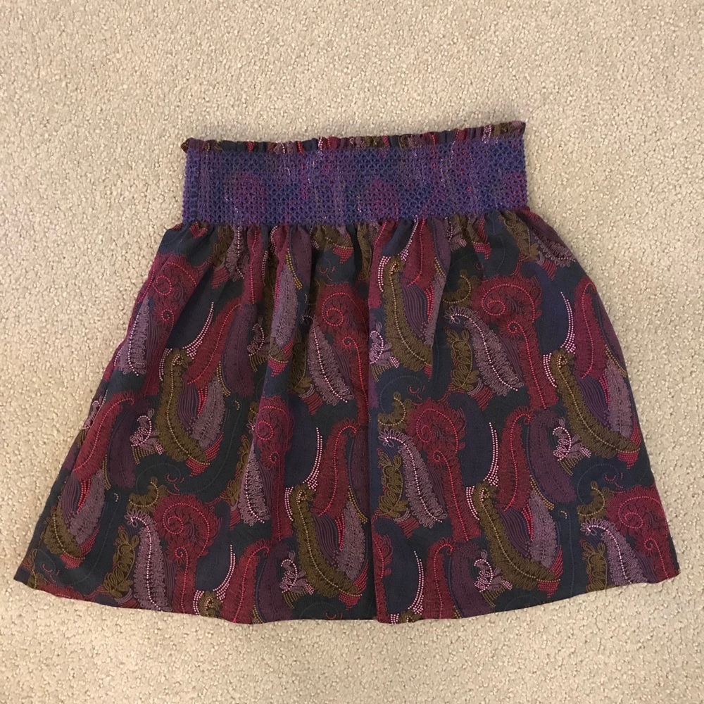 Urban Outfitters Kimchi Blue Patterned Skirt